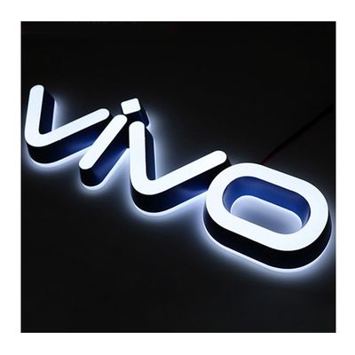 Tamanho personalizado Frontlit e Backlit 3D LED Canal Letras sinais para publicidade de porta