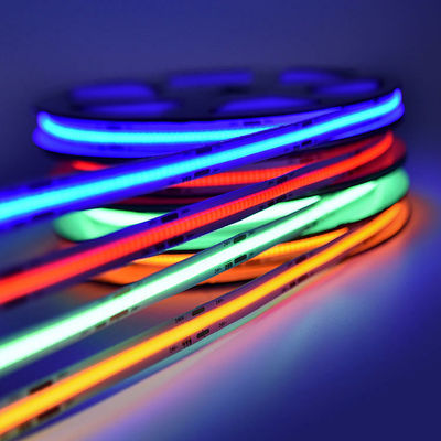 PCB Largura 3mm/5mm/8mm/10mm/12mm RGBW COB LED Strips para Commercial Dream Durável