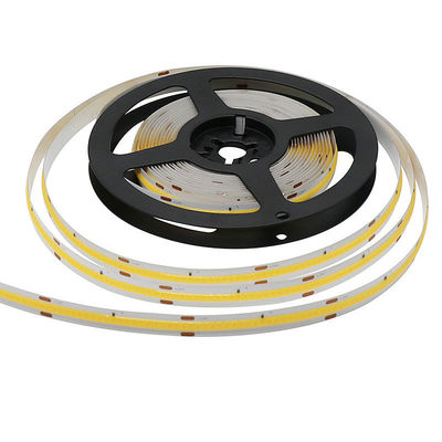 3- Alto CRI 90 LED Cor DC24V LED sem pontos Cob Strip 528Leds para iluminação flexível