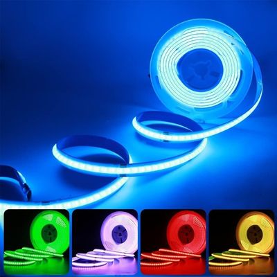 Alto CRI 90 DC24V 12V LED sem pontos COB Strip 480Leds 220V Iluminação LED inteligente flexível