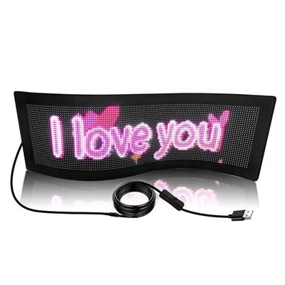 Smart App Control Tabela de sinalização USB LED para sala de exposições Mini LED Display de publicidade