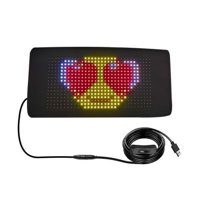 Relógio Brilhante Flexível Publicidade LED Sign 5V Led Usb Car Sign Bluetooth App Control