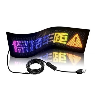 Aplicativo Bluetooth impermeável suportado 5mm Pixel Pitch Flexível tela LED para elevador
