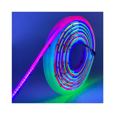 Mudança de cor Multicolor Flexível COB LED Strip Light 16,4ft 5m 24V para quarto quarto festa decoração DIY