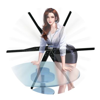Exibição de hologramas 3D com publicidade exterior e tempo de resposta de 10ms
