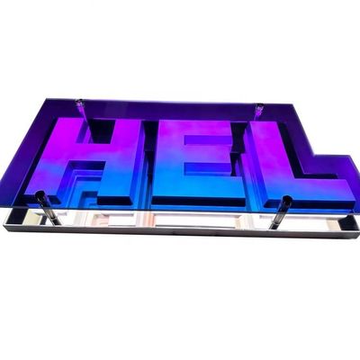 Delicado Led Mini Letters Espelho Eletrônico Infinito Led Neon Sign Produto personalizado