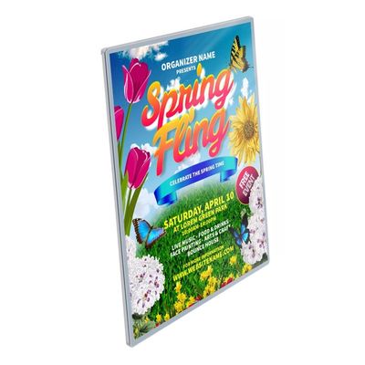 A3 Desktop Publicity Light Box Acrílico Flashing Led Light Table Menu Card Display