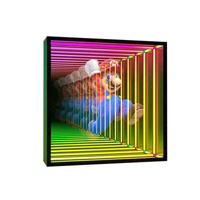 Publicidade de escritório em ambientes fechados tornou-se fácil com a tecnologia do espelho LED do ventilador de hologramas 3D