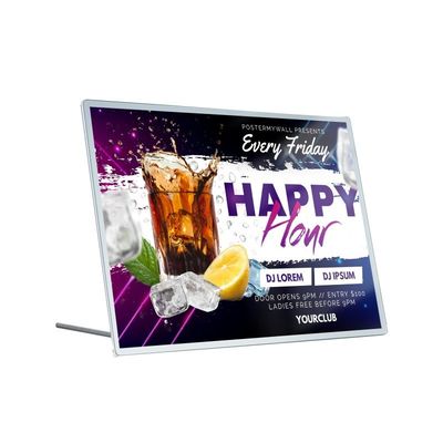 Quadro de alumínio A1 A2 A3 A4 A5 Snap Ultra Thin Advertising Metal Lighting Led Light Box