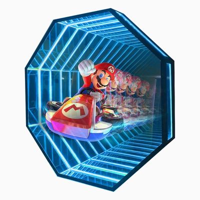 Caixa de luz LED 3D resistente à temperatura de 50 ° C para qualquer ambiente