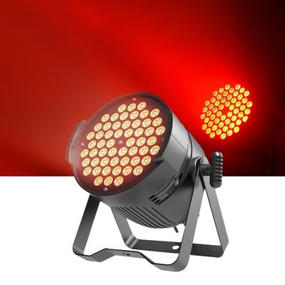 Impermeável 54*3w RGB 3in1 Led Par Can 64 RGBW Wall Washer Light Dmx para Eventos de Casamento