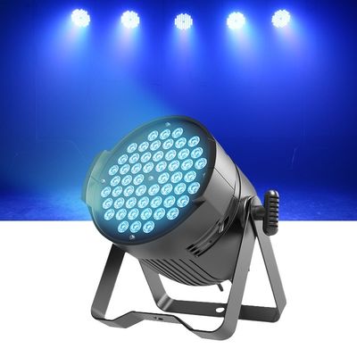 Área exterior impermeável 54x3w RGB 3in1 RGBW Quente Frio Branco LED Par Luz para DJ Party