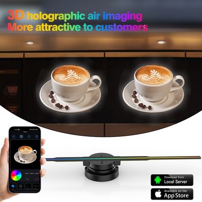 512P Resolução 42cm Holograma Publicitário Display 4 Lâmpadas Ventilador 512 Lâmpadas Lâmpadas LED Ventilador