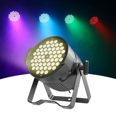 54*3W 3 em 1 LED Par DMX equipamento de iluminação para apresentação de luz de palco festa de casamento