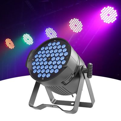 Iluminação de festa de casamento DMX Par Light com controle remoto LED 54 * 3W Luz de palco