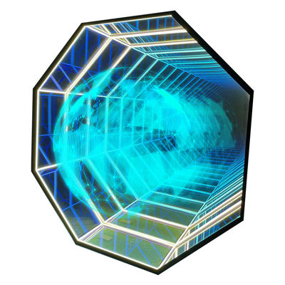 Transforme a sua publicidade com o nosso Holographic Fan 3D Abyss Mirror LED Letters 2024
