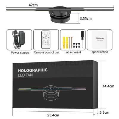 Projector Holográfico de Malha Ecrã de Publicidade Reprodutor 3d LED Ecrã de Publicidade Exterior
