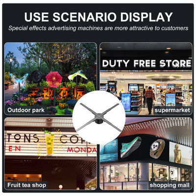 Splice 62cm LED Fan para o brilho 1800 3D Holograma Display Cloud Control Publicidade