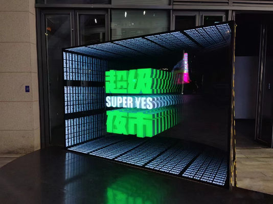 300000 Horas de Trabalho Vida útil Neon Abyss Espelho LED Holograma 3D Iluminação de Decoração