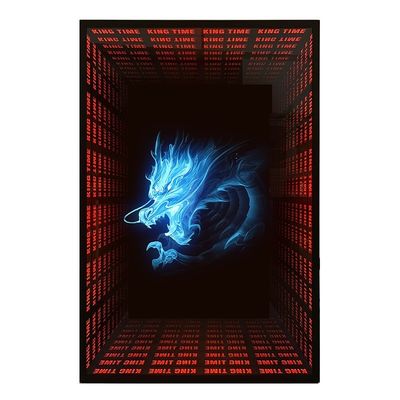 Ventilador de holograma de publicidade ao ar livre com faixas de LED Fonte de luz e decoração avançada