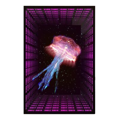 Equipamento Holográfico Espelho Infinito 3D Carta Neon Publicidade para longa vida útil