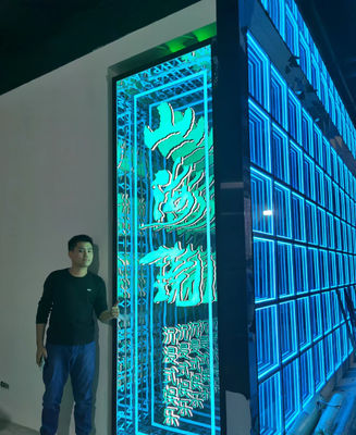 Decoração Lâmpadas Neno Lâmpadas Publicitárias Publicidade Holograma 3D LED Ventilador