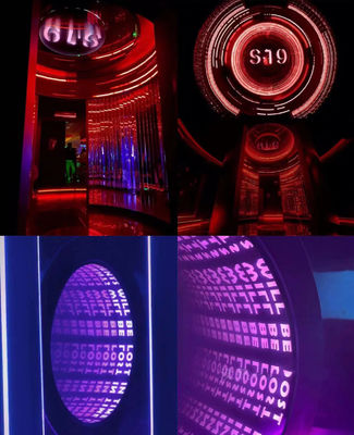 Instalação parafusos fixação / pendurar Holograma 3D Fã Mágica Infinity Mirror Light Box