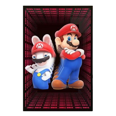 Lâmpadas Neno Decoração Controle remoto holográfico para reprodução de imagem de logotipo animado