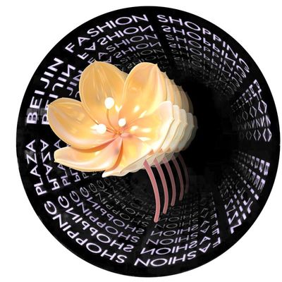 50C Wifi Infinity LED Mirror Infinite Mirror Neon para bandeira dinâmica e reprodução gráfica