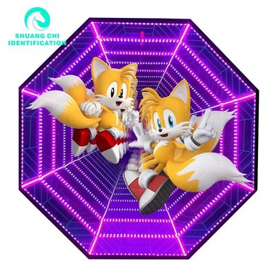 50 C Duração de vida útil 300000 horas Holograma 3D LED Piso de dança para Night Club Bar