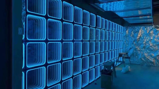 50 C Duração de vida útil 300000 horas Holograma 3D LED Piso de dança para Night Club Bar