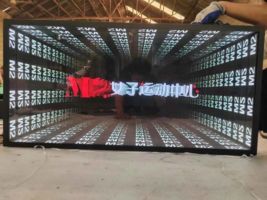 Lâmpadas de néon Infinity Mirror Abyss Mirror Design personalizado para festa Decoração doméstica interior