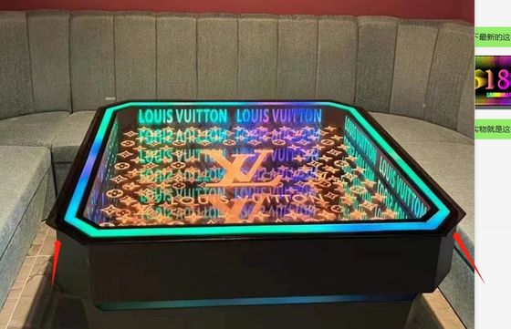 Lâmpadas de néon Infinity Mirror Abyss Mirror Design personalizado para festa Decoração doméstica interior