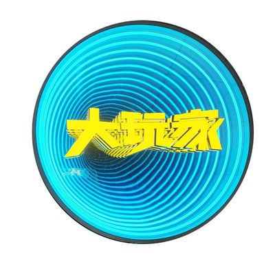 Espelho Infinito de 12 V DC personalizado Espelho Mágico com carta acrílica montada na parede