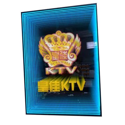 Espaço de letras personalizadas para interiores e exteriores Infinity Mirror Art para bares e exposições